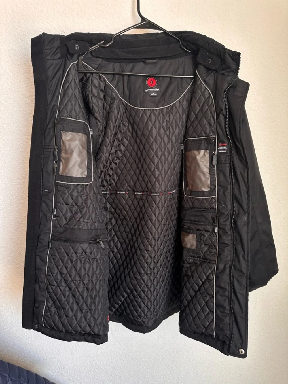 SCOTTeVEST Revolution‎ Travel Jacket Vest XL Black TEC Convertible Utility coat - Picture 15 of 15